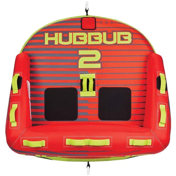 Full Throttle Hubbub 2 Towable Tube - 2 Rider - Red 303400-100-002-21